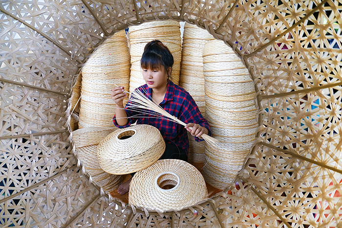 Một số sản phẩm của làng nghề tại Hà Nội có khả năng cạnh tranh ở thị trường trong và ngoài nước Ảnh: Trần Quang Hưng